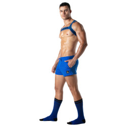 LEADER Harnais élastique LOADED Noir-Bleu